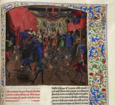 Bal des Ardents, ca. 1470-1475 by Unbekannt