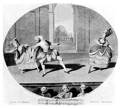 Ballet Tragique, 1781 by Unbekannt