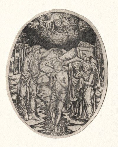 Baptism of Christ, 1400s by Unbekannt