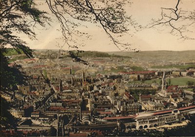 Bath from Beechen Cliff by Unbekannt