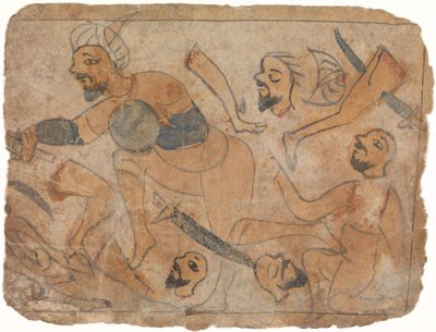 Battle Scene by Unbekannt