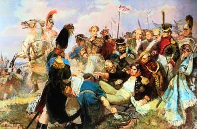 Battle of Borodino, 7 September 1812 by Unbekannt