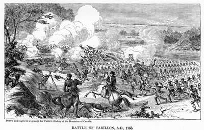 Battle of Carillon, AD 1758 by Unbekannt