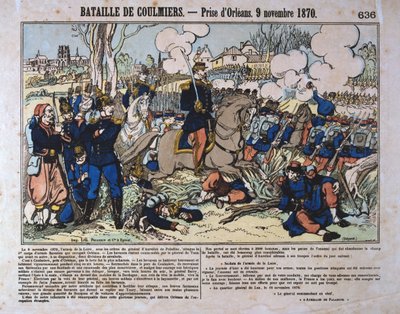 Battle of Coulmiers, Franco-Prussian War, 9th November 1870 by Unbekannt
