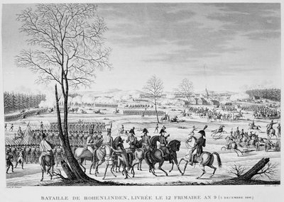 Battle of Hohenlinden, 3 December, 1800 by Unbekannt