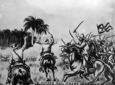 Battle of Jibaro by Unbekannt