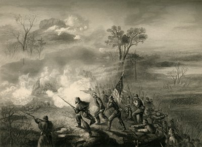 Battle of Lookout Mountain by Unbekannt