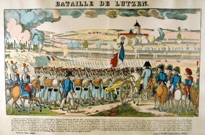 Battle of Lutzen by Unbekannt