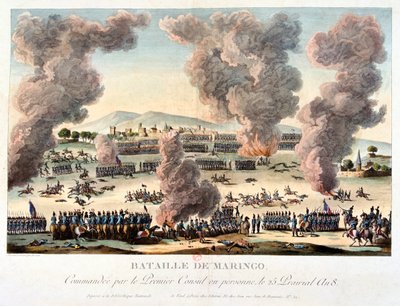 Battle of Marengo, 14 June, 1800 by Unbekannt
