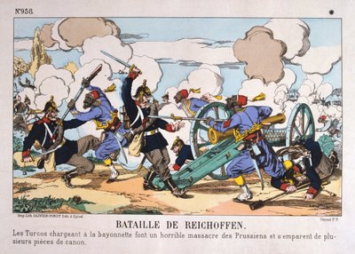 Battle of Reichshoffen, Franco-Prussian War, 6th August 1870 by Unbekannt