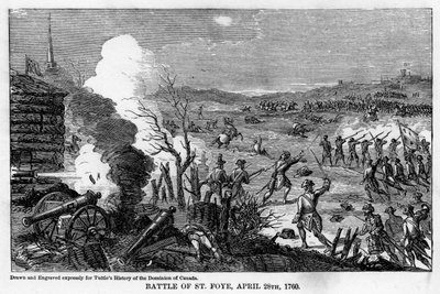 Battle of St Foye, April 28th 1760, 1877 by Unbekannt