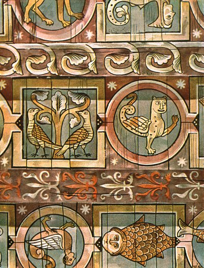 Bestiary ceiling, Metz, France by Unbekannt
