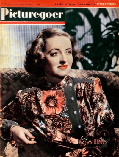 Bette Davis, 1908-1989, American Actress, 1943 by Unbekannt
