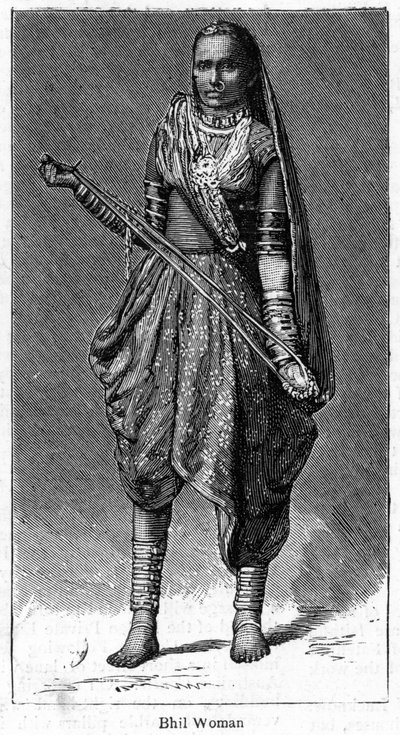 Bhil Woman, 1886 by Unbekannt