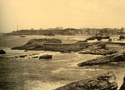 Biarritz - La Digue de la Cafetiere, c1930 by Unbekannt
