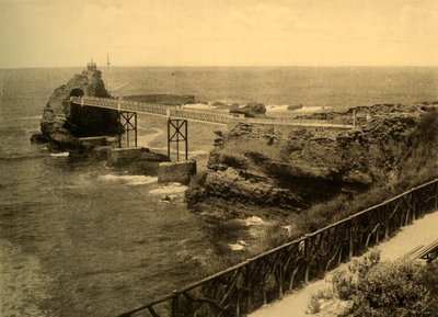 Biarritz - Le Rocher de la Vierge by Unbekannt