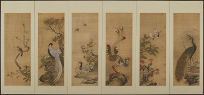 Birds and flowers by Unbekannt
