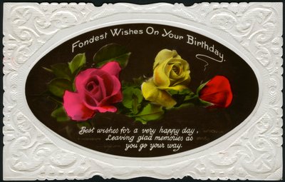 Birthday card, c1900-1939 by Unbekannt