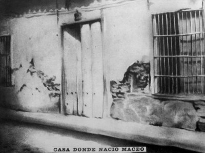 Birthplace of Antonio Maceo, 1920s by Unbekannt