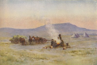 Boer Camp on the Veldt, 1924 by Unbekannt