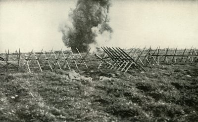 Bombarding the German Trenches by Unbekannt