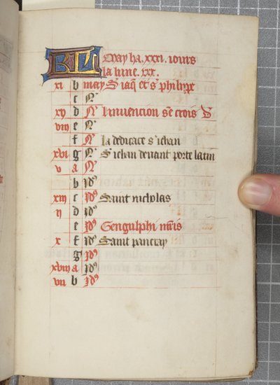 Book of Hours, c.1450 by Unbekannt