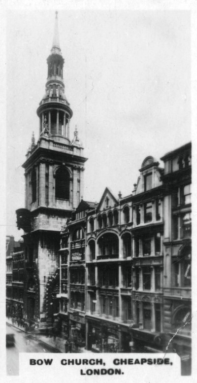 Bow Church, Cheapside, London, c1920s by Unbekannt