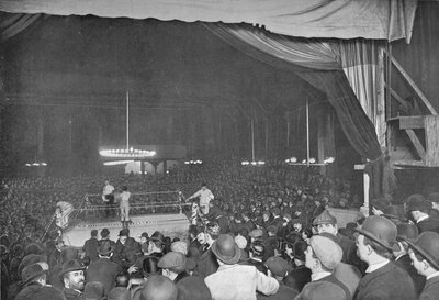 Boxing at Wonderland, London by Unbekannt