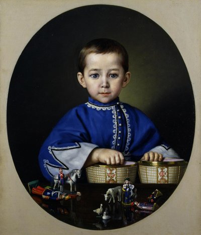Boy from Terlikov Family, 1870s-1880s by Unbekannt