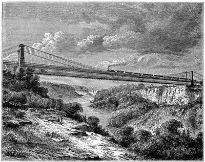 Bridge over the Niagara, Canada by Unbekannt
