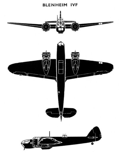 Bristol Blenheim Mk IVF by Unbekannt