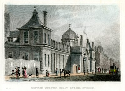 British Museum, Great Russell Street, London, 19th century by Unbekannt