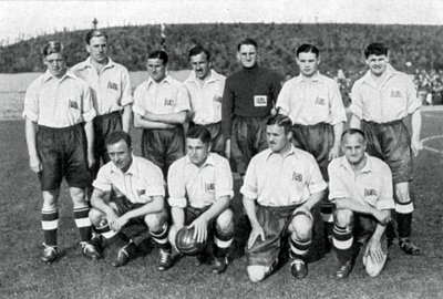 British Olympic Football Team, Berlin Olympics, 1936 by Unbekannt