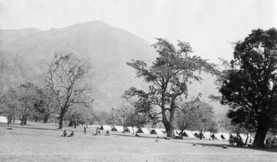 British army encampment, Kalsi, India, 1917 by Unbekannt