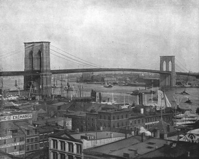 Brooklyn Bridge, New York, USA by Unbekannt