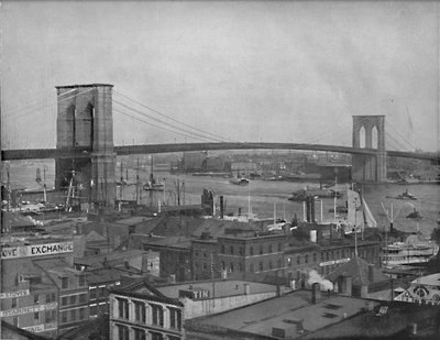 Brooklyn Bridge, New York by Unbekannt
