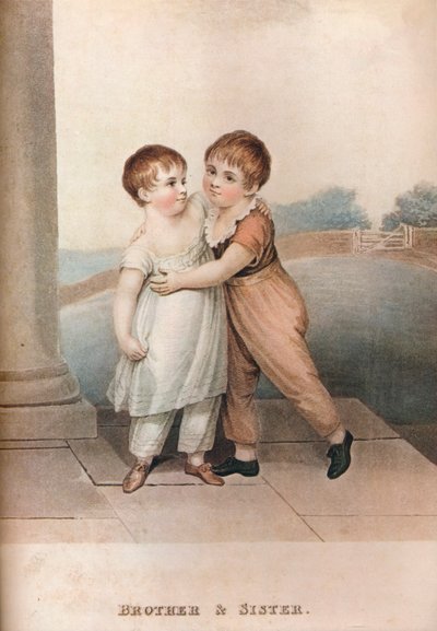 Brother & Sister, c18th century by Unbekannt