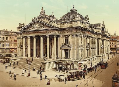 Brussels. The Stock Exchange by Unbekannt