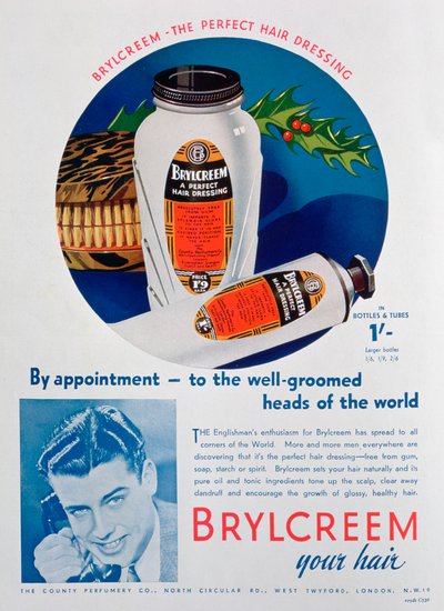 Brylcreem advert by Unbekannt