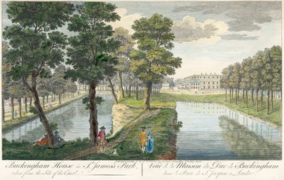 Buckingham Palace in St James Park, London by Unbekannt