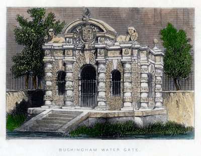 Buckingham Water Gate, the Strand, London by Unbekannt