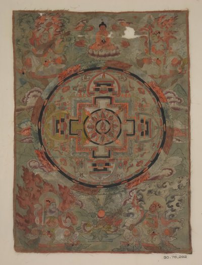 Buddha Surrounded By Bodhisattvas, 19th century by Unbekannt