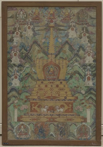 Buddha Within a Stupa, 16th-17th century by Unbekannt