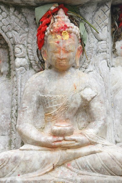 Buddha of meditation, Kirtipur, Nepal by Unbekannt