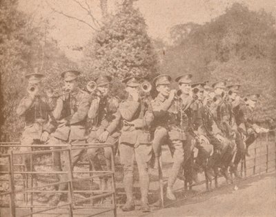 Buglers Practicing in a London Park, c1915 by Unbekannt