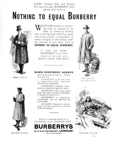 Burberrys, 1909 by Unbekannt