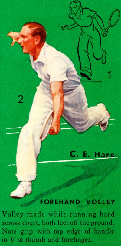 Forehand Volley, c1935 by Unbekannt