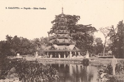 Calcutta - Pagoda - Eden Garden, c1900 by Unbekannt