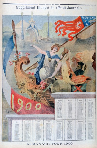 Calendar for 1900 by Unbekannt