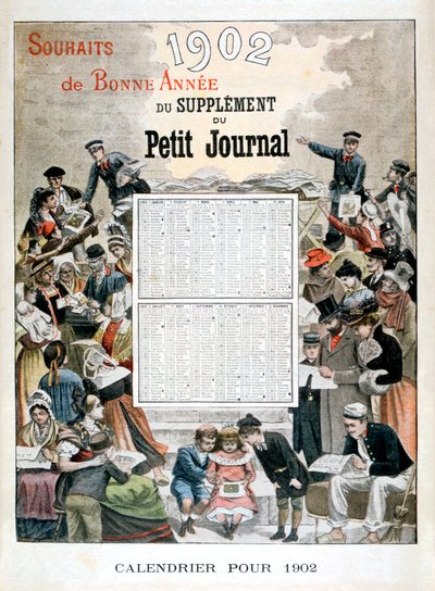 Calendar for 1902, 1901 by Unbekannt